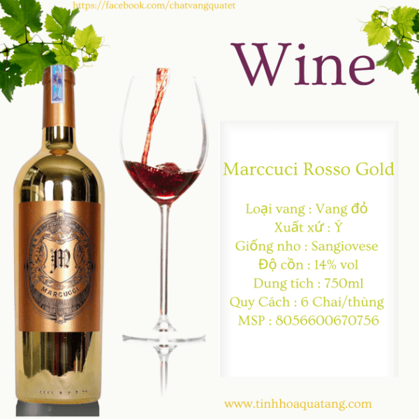 Marccuci Rosso Gold