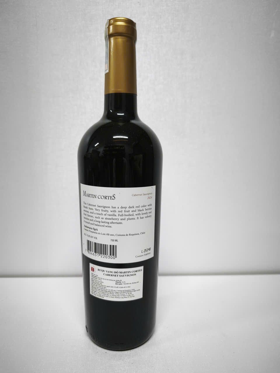 Rượu vang đỏ Martin Cortes Merlot 750ml – Chile - Ảnh 4