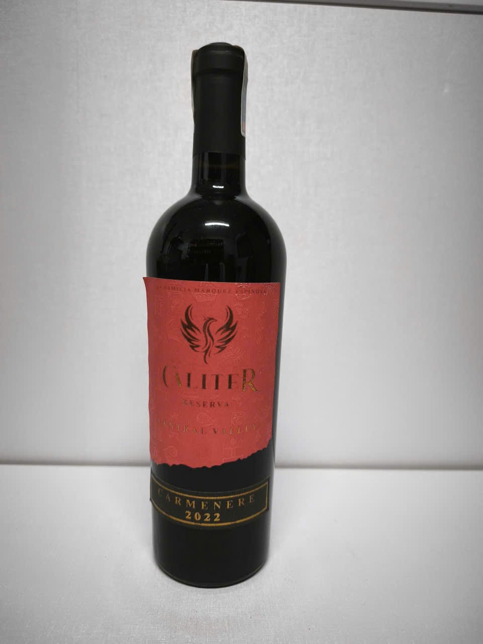 Rượu vang đỏ Caliter Reserva Carmenere 2022 Chile chai 750ml