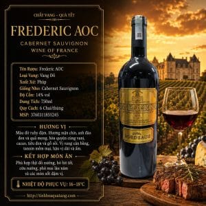 Rượu vang đỏ Château Les Granges Frederic AOC Bordeaux 2019 750ml – Pháp