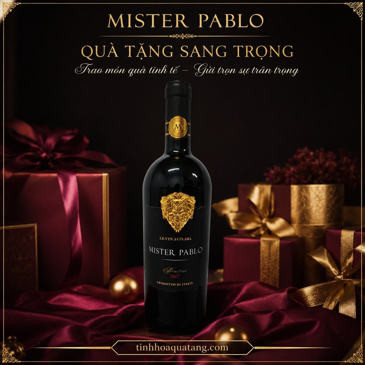 Rượu vang đỏ Mister Pablo Primitivo 2022 17% 750ml – Ý - Ảnh 6