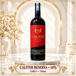 Rượu vang đỏ Caliter Reserva Carmenere 2022 750ml – Chile