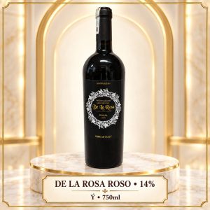 Rượu vang đỏ De La Rosa Negroamaro Sangiovese Puglia 2023 750ml – Ý