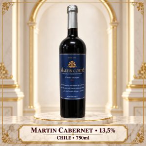 Rượu vang đỏ Martin Cortes Cabernet Sauvignon 2023 14% 750ml – Chile