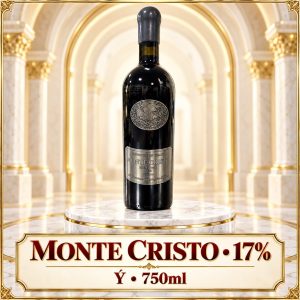 Rượu vang đỏ Monte Cristo Primitivo 2023 17% 750ml – Ý