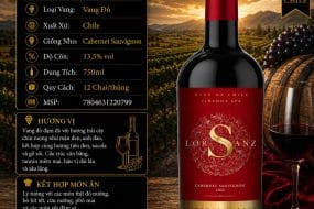 Rượu vang đỏ Lorsanz Cabernet Sauvignon 2023 750ml – Chile