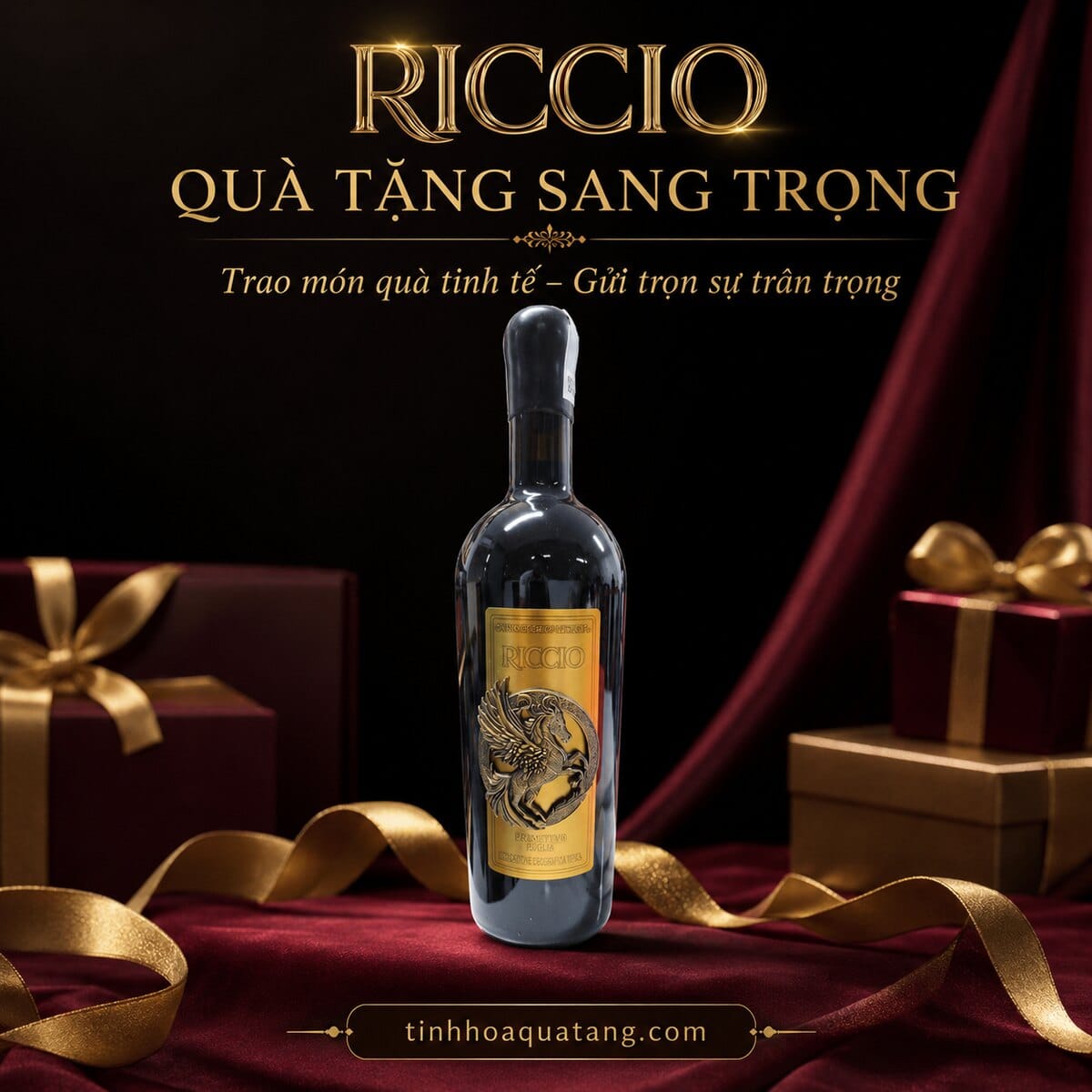 Rượu vang đỏ Riccio Primitivo 2022 18% 750ml – Ý - Ảnh 6