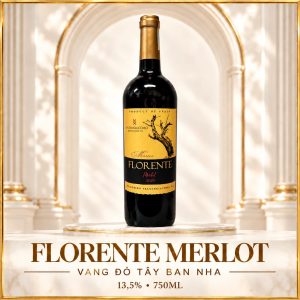 Rượu vang đỏ Florente Merlot 2022 750ml – Tây Ban Nha