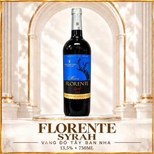 Rượu vang đỏ Florente Syrah 2022 750ml – Tây Ban Nha