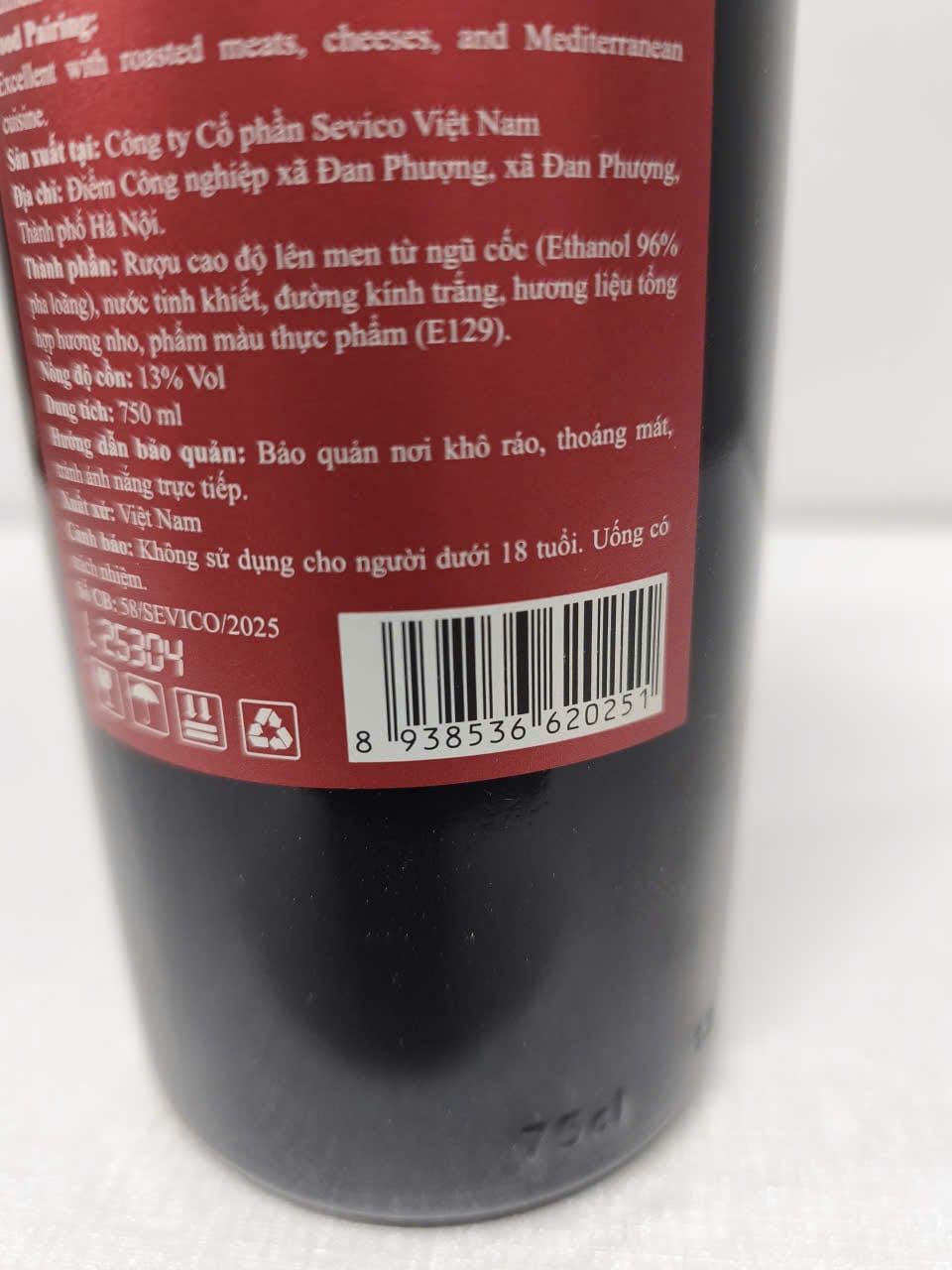 Rượu vang đỏ Avista 2024 750ml – Việt Nam - Ảnh 3