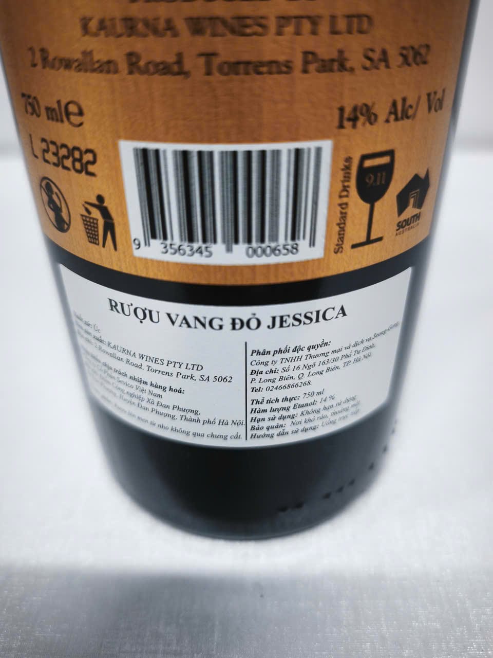 Rượu vang đỏ Jessica Red Wine 14% 750ml – Australia - Ảnh 5