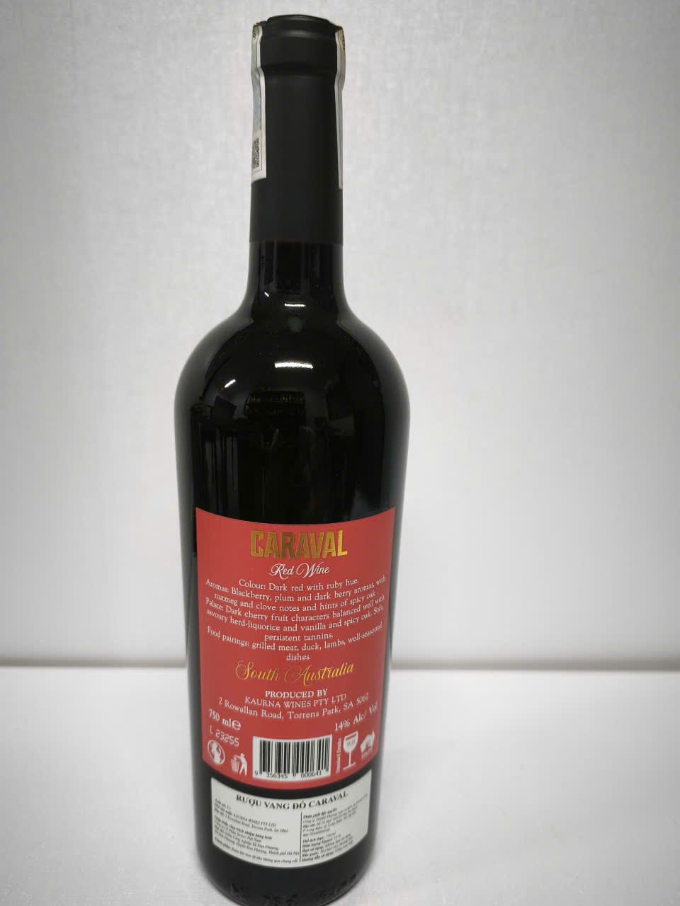 Rượu vang đỏ Caraval Red Wine 14% 750ml – Australia - Ảnh 4