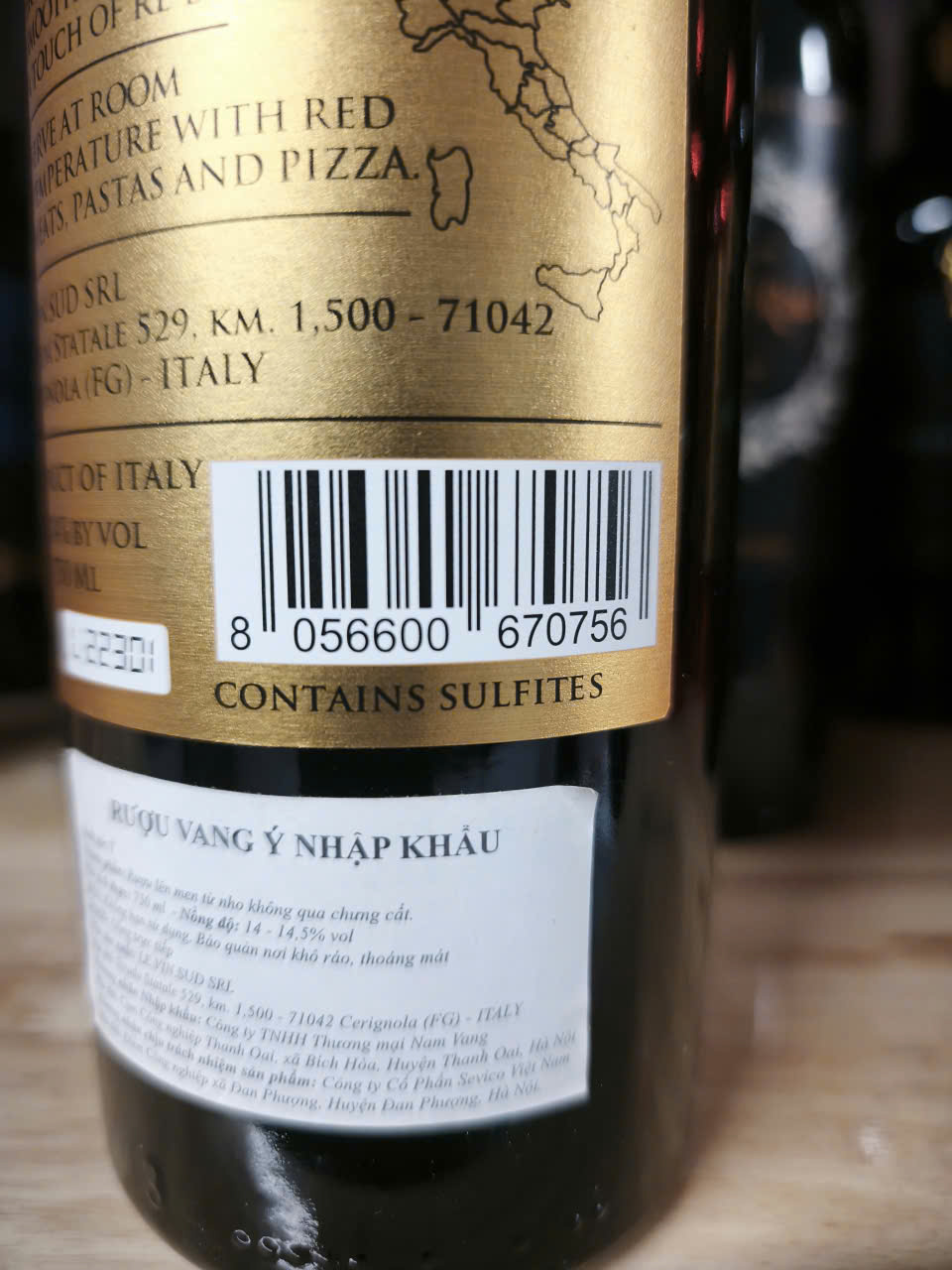 Rượu vang đỏ Marcucci Sangiovese 2022 – 750ml - Ảnh 4