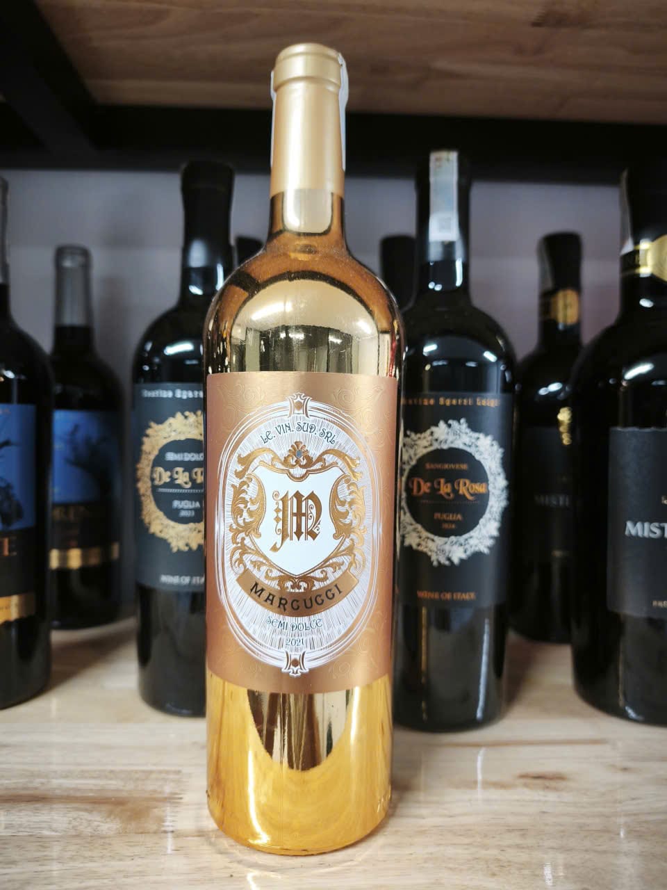 Rượu vang bán ngọt Marcucci Semi Golce 2021 chai vàng 750ml – Ý - Ảnh 2