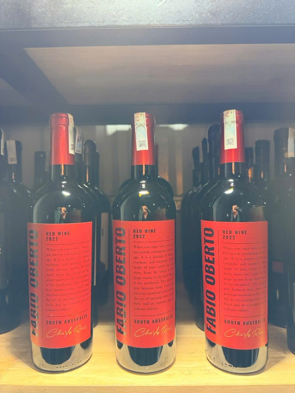 Rượu vang đỏ Fabio Oberto Red Wine 2022 750ml – Australia - Ảnh 3