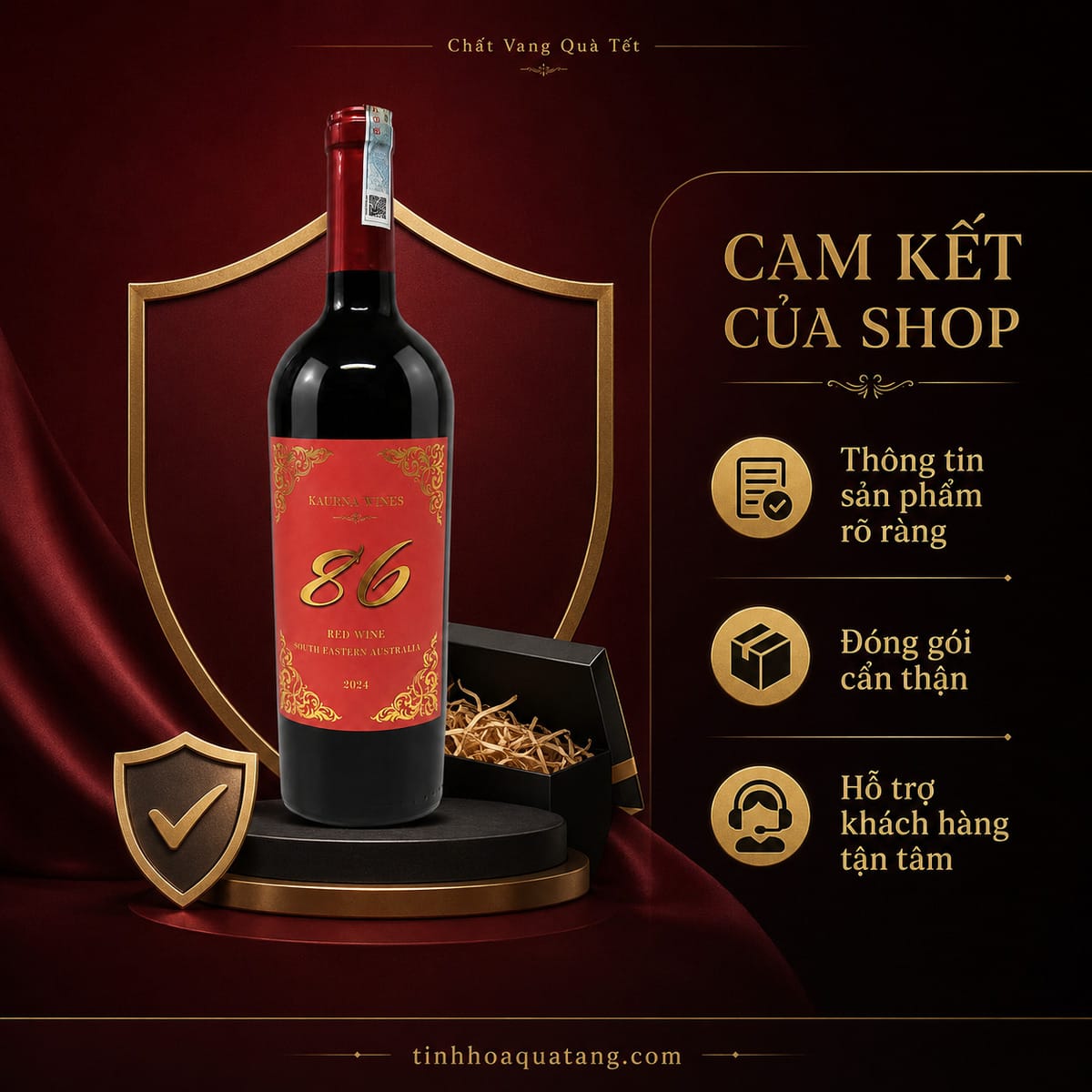 Rượu vang 86 Dry Red Wine 2024 – Vang đỏ Úc 13,5% - Ảnh 8