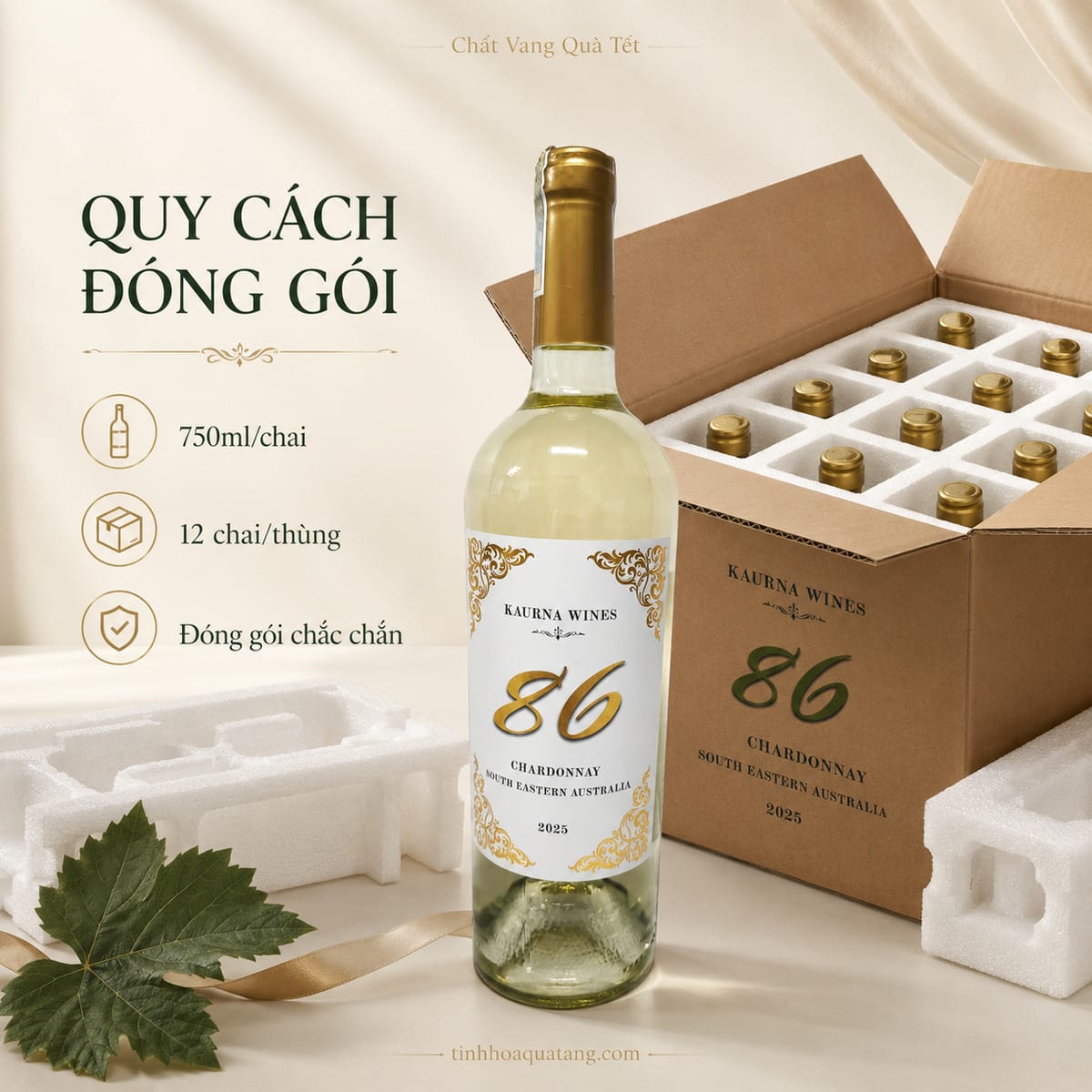 Rượu vang 86 Chardonnay 2025 – Vang trắng Úc 12,5% - Ảnh 7