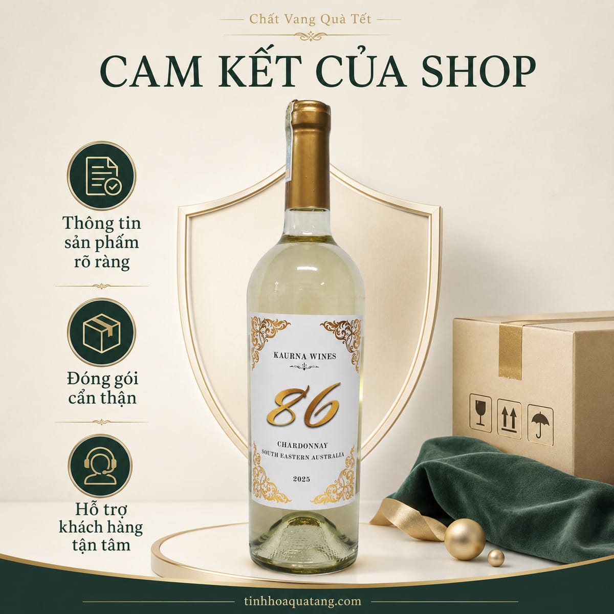 Rượu vang 86 Chardonnay 2025 – Vang trắng Úc 12,5% - Ảnh 8