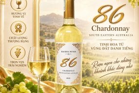 Rượu vang 86 Chardonnay 2025 – Vang trắng Úc 12,5%