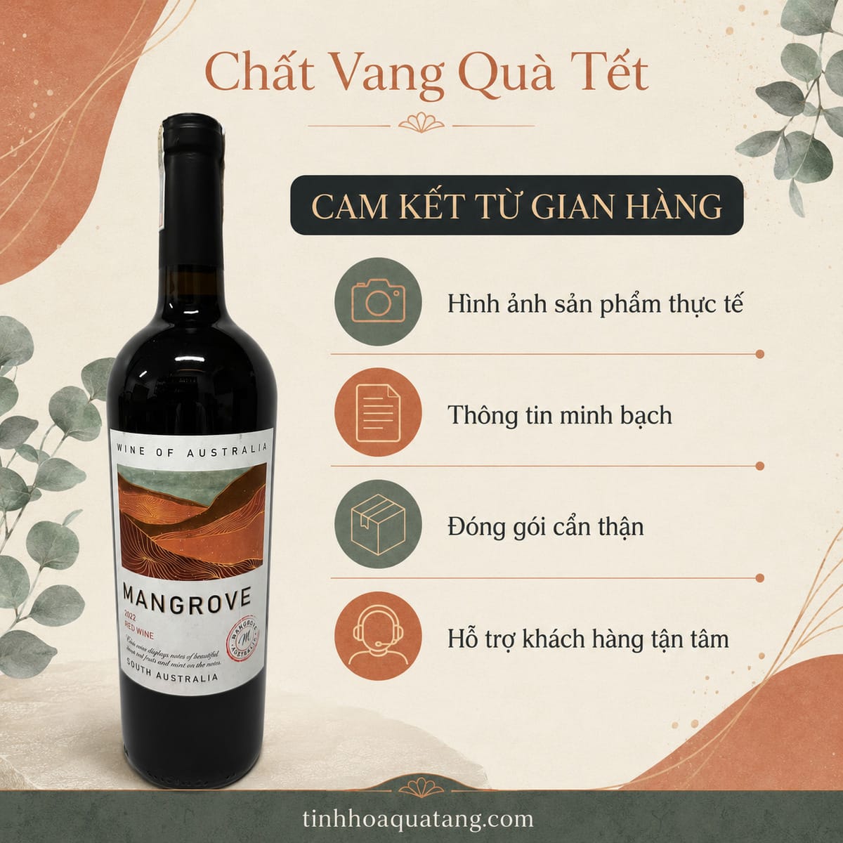 Rượu vang Mangrove Red Wine 2022 – Vang đỏ Úc 14% - Ảnh 8