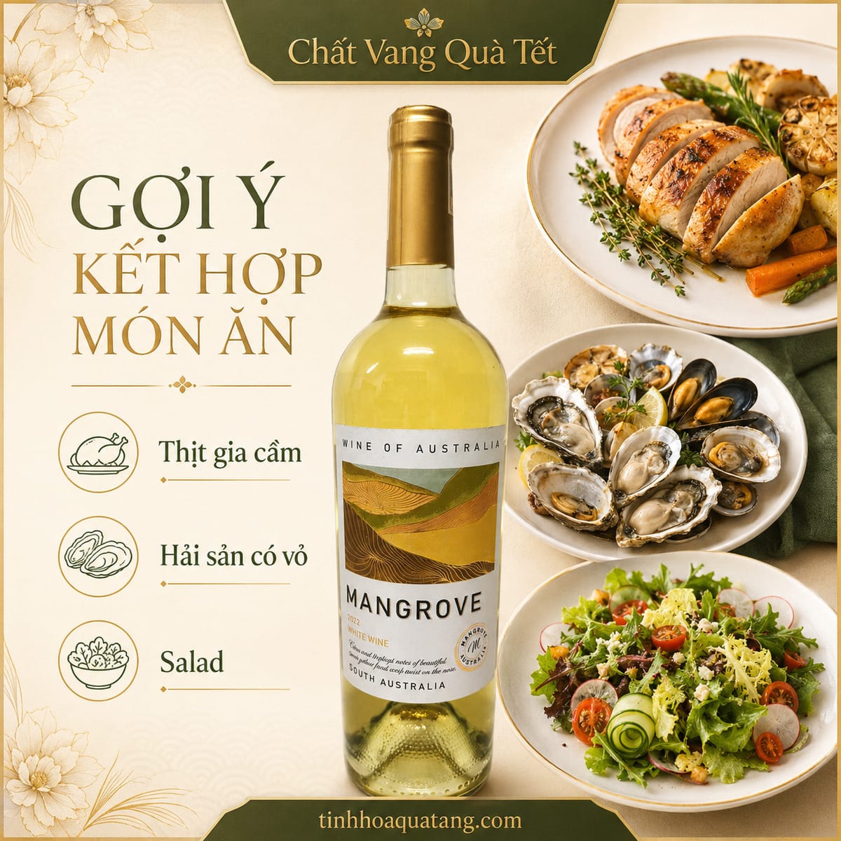 Rượu vang Mangrove White Wine 2022 – Vang trắng Úc 13% - Ảnh 5