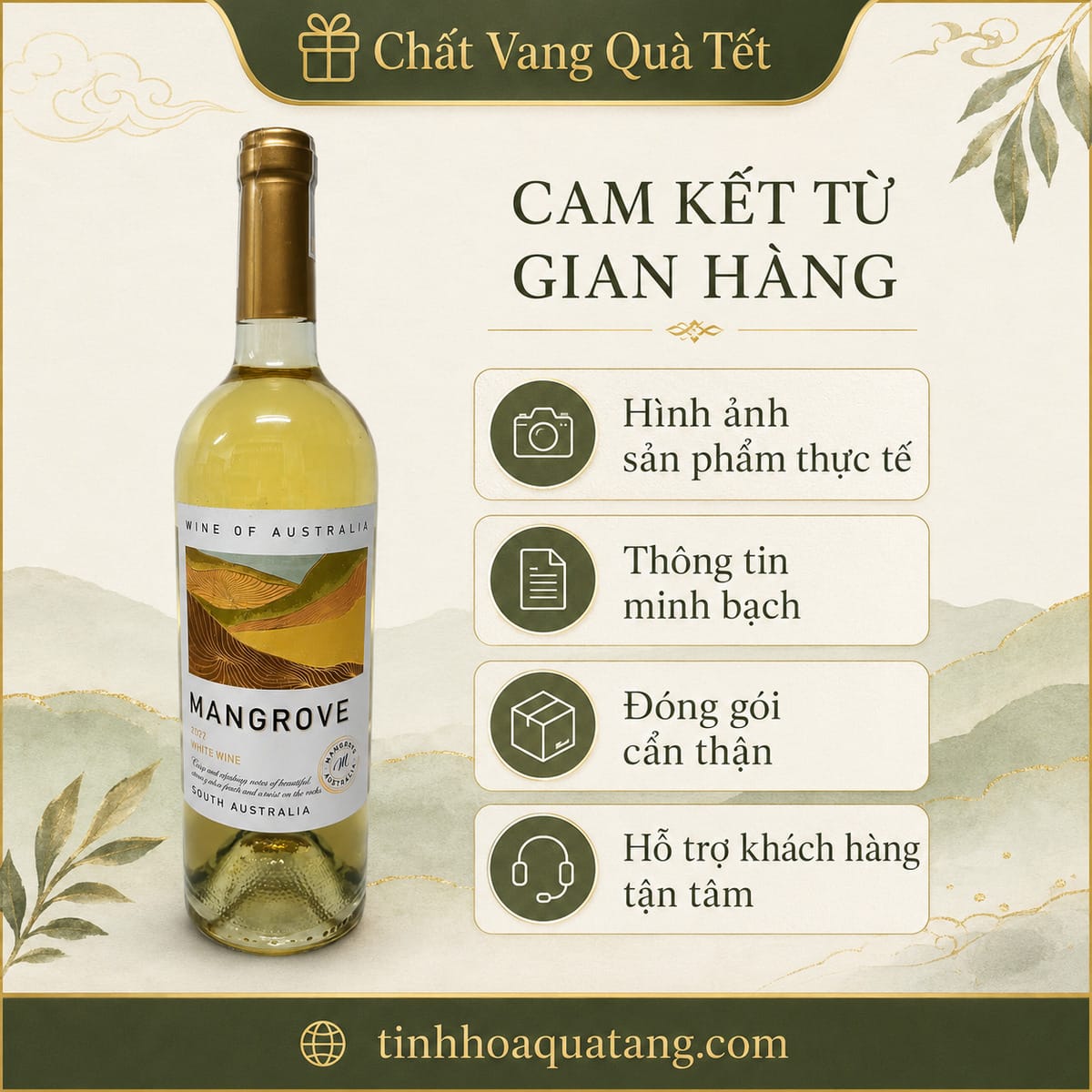 Rượu vang Mangrove White Wine 2022 – Vang trắng Úc 13% - Ảnh 8