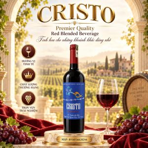 Rượu vang đỏ Cristo 750ml – Việt Nam