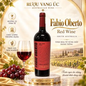 Rượu vang đỏ Fabio Oberto Red Wine 2022 750ml – Australia