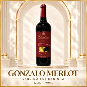 Rượu vang Gonzalo Merlot 2021 – Vang đỏ Tây Ban Nha 13,5%