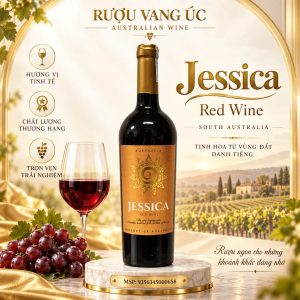 Rượu vang đỏ Jessica Red Wine 14% 750ml – Australia