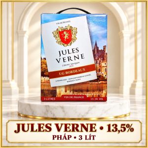 Rượu vang Jules Verne Cabernet Sauvignon 2023 – Hộp 3 lít