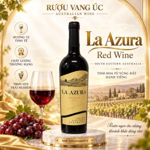 Rượu vang La Azura Red Wine 2024 – Vang đỏ Úc 13,5%