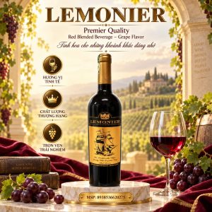 Rượu vang đỏ Lemonier 750ml – Việt Nam