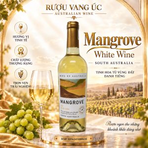 Rượu vang Mangrove White Wine 2022 – Vang trắng Úc 13%