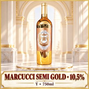 Rượu vang bán ngọt Marcucci Semi Dolce 2021 chai vàng 750ml – Ý