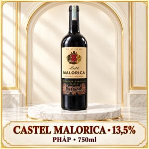 Rượu Vang Đỏ Pháp Castel Malorica Cabernet Sauvignon 750ml – 13,5% Vol
