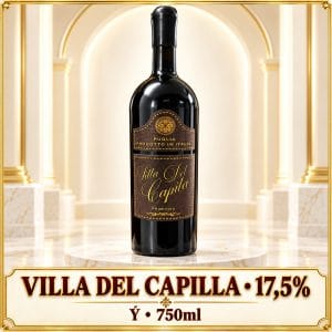 Rượu Vang Đỏ Ý Villa Del Capilla Primitivo Puglia 750ml – 17,5% Vol